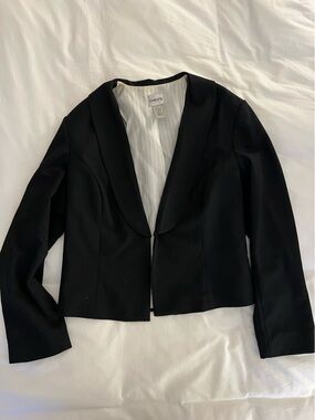 Chico's Black Structured Blazer Jacket